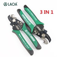 LAOA High Quality Cable Wire Stripper Cutting Cable Paring Cable SK5 Material 3 in 1 Multifunction Electrician Pliers 2024 - buy cheap