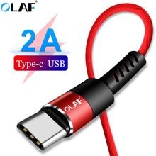 OLAF USB Type c Cable For Xiaomi redmi Note7 Mi8 Mobile Phone Fast Charging USB C Cable Type-c Cable For Samsung S9 S8 S10 USB-C 2022 - buy cheap