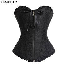 Floral Gothic Corsets Sexy Women Steampunk Bustier Corselet Basque Lingerie Bodyshaper Slimming Underwear Fancy Party Clothing 2024 - buy cheap