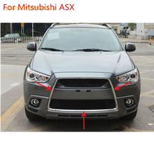 ABS rejilla frontal acabado cromado Barra de luz alrededor de moldura de rejilla para 2010-2012 Mitsubishi ASX coche-estilo 2024 - compra barato