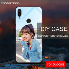 Custom Made Case for Xiaomi redmi note 7 Hard Back Glass DIY cover for MI 5 5s 6 6x 8 9 se lite mix 2 2s 3 max 3 mi play A2 Case 2024 - buy cheap