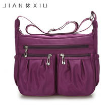 Casual Nylon Bags Women Shoulder Bags Messenger Multilayer Bag Waterproof Nylon Casual Crossbody Bag 5 Colors 2024 - buy cheap