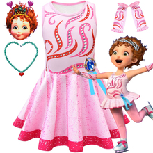 Cute Baby Girl Tutu Princess Fancy Nancy Dress Children Toddler Birthday Bowknot Dresses Kids Party Halloween Cosplay Costume 2024 - buy cheap