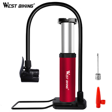 WEST BIKING 100 PSI Inflatable Foot Pump For MTB Road Bicycle Tire Pump Pedal Floor Portable Ball Air Inflator Presta Schrader 2024 - buy cheap