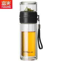 320ml Creative Transparent Glass Water Bottle with Stainless Steel Filter Double Wall Glass Magic Teapot TeaCup Drinkware 2024 - buy cheap