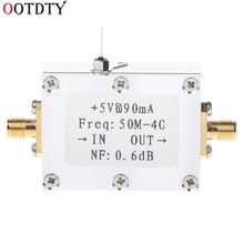 Ootdty-amplificador de rf, baixo ruído, módulo de rádio amador lna, 50m, 4ghz, nf = 0,6db, rf fm, hf/uhf, rádio amador-dbm 2024 - compre barato