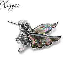 XINYAO 1pc Natural See Abalone Mother of Shell Pearl woodpecker Charms Pendants for DIY Pecker Charms Necklace Pendant Jewelry 2024 - buy cheap