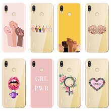 Soft Silicone Phone Case For Huawei P9 P10 P20 Lite Pro Plus P Smart Feminist Girl Back Cover For Huawei P7 P8 P9 Lite Mini 2017 2024 - buy cheap