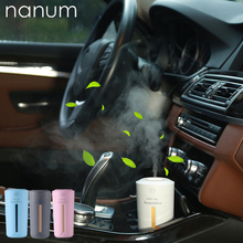 Автомобильный увлажнитель воздуха, диффузор эфирного масла с 7 цветными лампочками, электрический USB-увлажнитель для ароматерапии, автомобильный аромадиффузор 2024 - купить недорого
