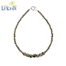 Lii Ji Tiny Pyrite 925 Sterling Silver Shining Bracelet for Women or Men 2024 - buy cheap