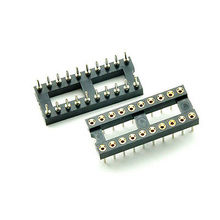 24PCS 20 Pin Round DIP IC Socket Adapter 20Pin Pitch 2.54mm Connector 2024 - buy cheap