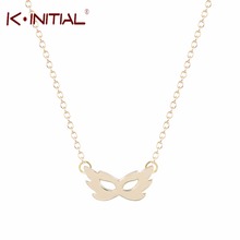 Kinitial 1Pcs Gold Silver Bohemian Style Mask Necklaces & Pendants Masquerade Mask Necklace For Women Teen Girls Punk Necklace 2024 - buy cheap