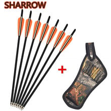 8pcs 17" Crossbow Bolts Arrows Carbon Shafts With Arrow Quiver Arrow Carbon For Outdoor Hunting Shooting Archery Accessories 2024 - buy cheap