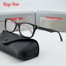 RogBae-gafas ópticas con montura para hombre y mujer, lentes de diseño Vintage, marco de acetato, para ordenador, 2019, 5228 2024 - compra barato