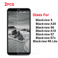 2 шт. Blackview X A20 S6 A10 E7 E7s защитная пленка из закаленного стекла Взрывозащищенная защита экрана дл Blackview R6 Ltie 2024 - купить недорого