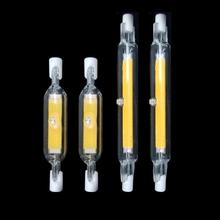 Mini Dimmable Glass R7S LED Lamp 5W 78mm/10W 118mm COB Bulb Replace Halogen Lamp Lighting Accessories 2024 - compre barato