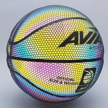 New Good Beautiful Luminous Street Basketball Ball Size 7 Night Game PU Ball Competition Outdoor/Indoor Training Professional 2024 - buy cheap