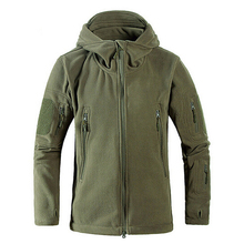 Мужская ветрозащитная тактическая флисовая куртка tad, теплая флисовая куртка с капюшоном, дышащая военная одежда 2024 - купить недорого