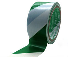 Cinta de advertencia verde y blanca con envío gratis/cinta adhesiva de 4,8 cm de ancho, 20 yardas por lote/cinta de sellado de cartón/cinta de embalaje/cinta de PVC 2024 - compra barato