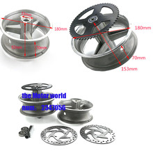 MINI  bike Aluminum Wheel 110/50-6.5 and 90/65-6.5 front and rear Hub for pocket bike 47cc 49cc Free shipping 2024 - buy cheap