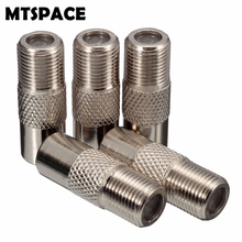 MTSPACE-5 unids/set de aleación de aluminio, adaptador macho tipo F a coaxial RF IEC, Conector de giro 2024 - compra barato