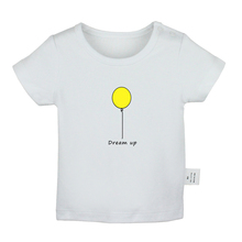 Dream Up Ballon Zoe Sugg Youtube Zoella Vlog, camisetas de moda para bebé recién nacido, camisetas de manga corta con gráfico para niño pequeño, camisetas de color sólido 2024 - compra barato