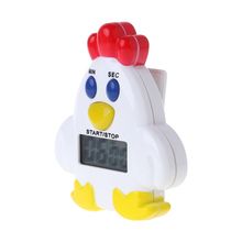 Temporizador electrónico de cocina con dibujos animados de pollo, cuenta atrás Digital LCD, ayuda para hornear, recordatorio de 100 minutos 2024 - compra barato