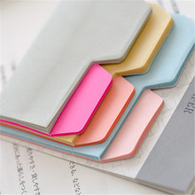 Simple 6 Colors Index Note Paper Self-Adhesive N Times Memo Pad Sticky Note Bookmark Page Marker School Office Supply Stationery 2024 - buy cheap