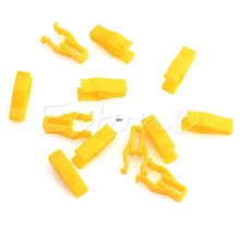 Remache de plástico amarillo para coche, barra de apoyo para capó de 8mm, sujetador de Clip, 20 Uds., W91F 2024 - compra barato