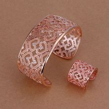 Preço de fábrica alta qualidade 925 conjuntos de joias em prata esterlina colar pulseira pulseira brinco anel smts257 2024 - compre barato