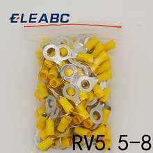 RV5.5-8 Yellow Ring insulated terminal suit 4-6mm2 Cable Wire Connector cable Crimp Terminal 50PCS/Pack RV5-8 RV 2024 - buy cheap