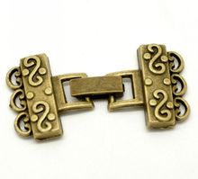 DoreenBeads 5 Sets Antique Bronze End Caps for Bracelets/Necklace 4.6x2.3cm(1-3/4"x7/8") 2024 - buy cheap