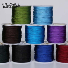 24 Color 100M 0.8mm 1mm 1.5mm 2mm Nylon Cord Cotton Cord  Thread String For Jewelry Making DIY Tassels Beading Braided Bracelet 2024 - buy cheap