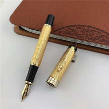 Jinhao caneta tinteiro de dragão, promoção, caneta tinteiro de metal, escola, papelaria, presente de pai 2024 - compre barato