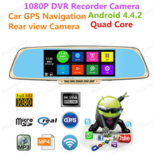 Professional 7Inch 1080P Android Car Smart System GPS Navigation WIFI Car RearviewMirror Dual Lens Car DVRCamera Recorder 2024 - buy cheap