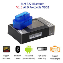 Super Mini ELM327 Bluetooth elm 327 V1.5 with 25k80 chip Mini ELM-327 Auto OBD2 Diagnostic Scanner mini ELM-327 for Android 2024 - buy cheap