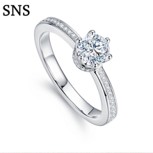 0,3 cttw banda de boda de diamante Natural para las mujeres 14K Blanco sólido anillo de compromiso de boda de oro joyería de diamante 2024 - compra barato