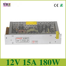 High quality 1pcs DC 12V 15A 180W led Regulated Switching Power Supply AC110V-240V output to DC12V CCTV PSU LED Light Strip Lamp 2024 - buy cheap