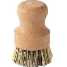 1pc Wooden Handle Natural Sisal Wash Pot Brush Strong Decontamination Brush Hard Hair Cleaning Brush Kitchen Cleaning Tool 2024 - buy cheap