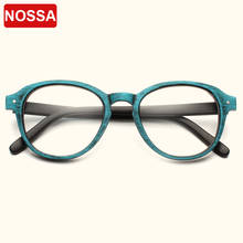NOSSA Round Vintage Designer Glasses Frames Men Women Casual Eyewear Frame Personality Retro Eyeglasses Myopia Optical Frames 2024 - buy cheap