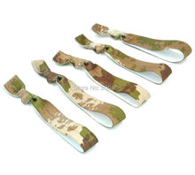 5/8" Camouflage Print Fold Over Elastic Hair Tie Ponytail Holder FOE Elastic Hair Band Bracelet Headwear 50pcs Assorted 2colors 2024 - buy cheap