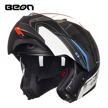 Casco abatible modular de doble lente para moto, capacete de carreras, BEON-b700 ECE, novedad de 2019 2024 - compra barato