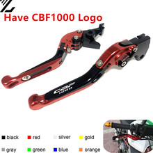 Palancas de embrague de freno extensibles y plegables, accesorios de motocicleta, con logotipo CBF 1000 CBF 2010 CBF1000/A 2013- 2024 - compra barato