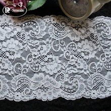 5 10yards/lot de moda de Nova Estiramento Lace Trims Para Roupas e Acessórios Vestido de Costura Applique Traje Tecidos Rendas largura 17 cm RS1895 2024 - compre barato