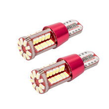Bombilla LED de lectura para coche, luz superbrillante T10 W5W 194 168 Canbus sin Error, lámpara de cuña de coche, 3014, 57SMD, DC12V, blanco, 10 Uds. 2024 - compra barato