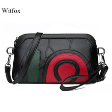 witfox 100% Genuine leather women  Messenger Bags 2019 luxury sheep skin genuine leather shoulder bag ladies bags 2024 - buy cheap