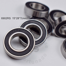 6902RS 15*28*7(mm) 10pieces bearings ABEC-5 Rubber sealed bearing Thin wall bearing 6902 chrome steel bearing 2024 - buy cheap