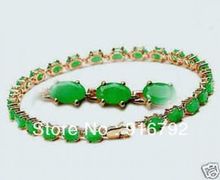free P&P >>>>>Wonderful Green Natural  Bracelet 7.5" 2024 - buy cheap