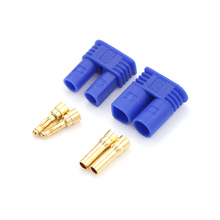 Conector de cabeça de banana, conector macho e fêmea ec2, de alta qualidade, 1 par de plugue para bateria de lipo rc 2024 - compre barato