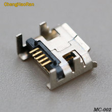 ChengHaoRan 10 шт. микро USB разъем Jack Женский Тип 5Pin SMT Хвостовая зарядная розетка печатная плата 2024 - купить недорого